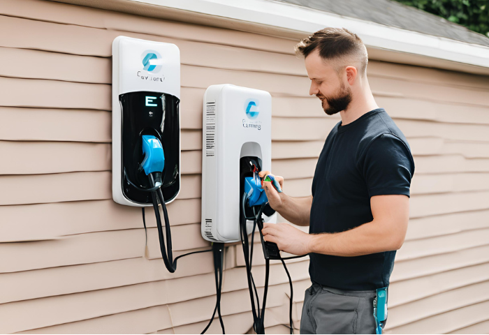 Maintenance and Upkeep home ev charger installation